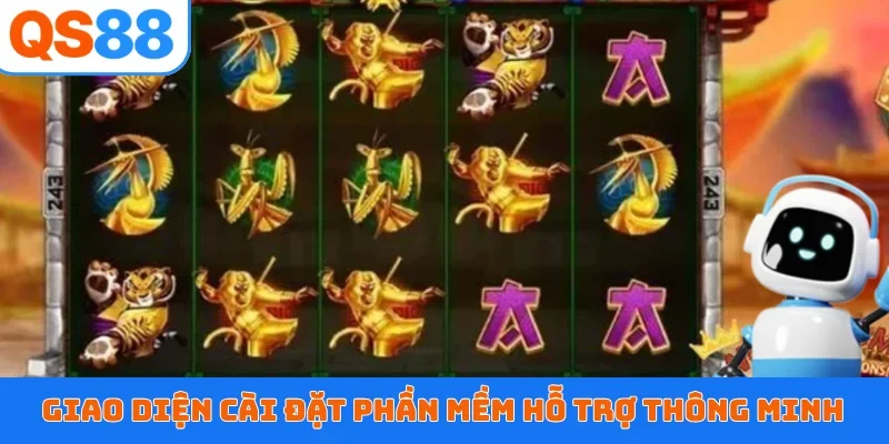 Giao diện cài đặt phần mềm hỗ trợ thông minh