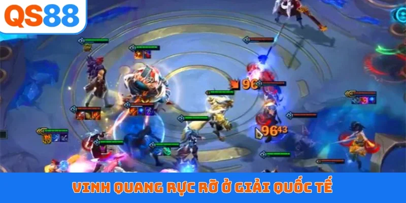 Vinh quang rực rỡ ở giải quốc tế